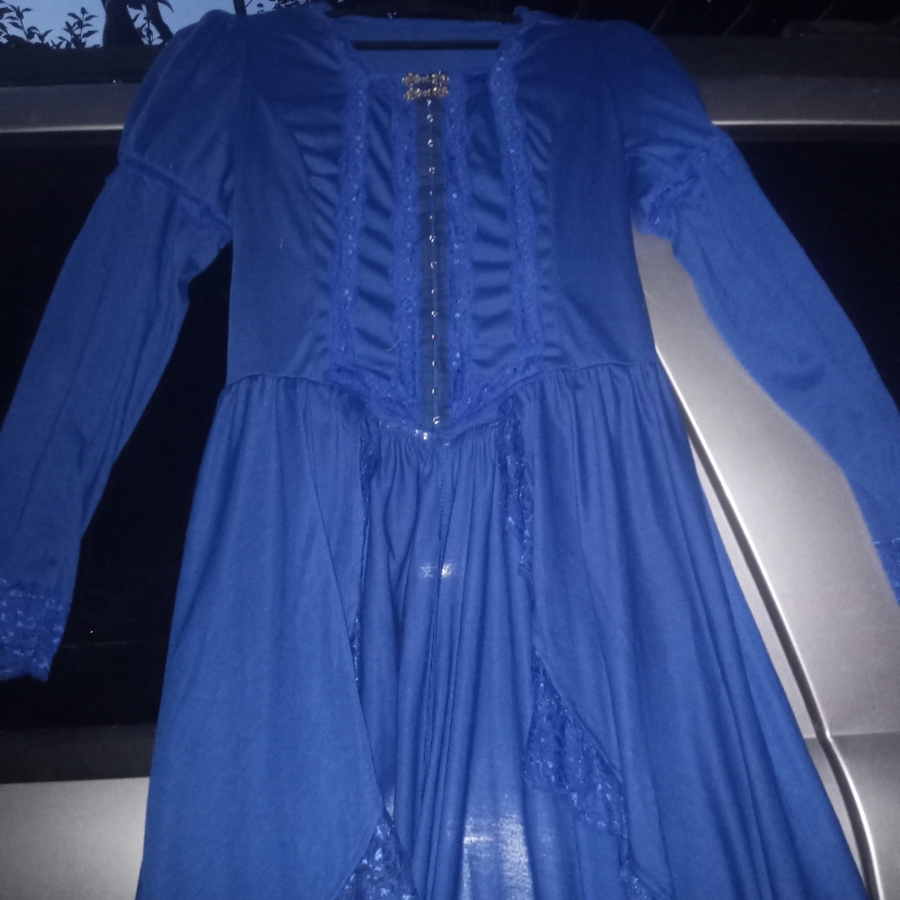 Lacey Blue Renaissance/Victorian style duster - Picture 7 of 7